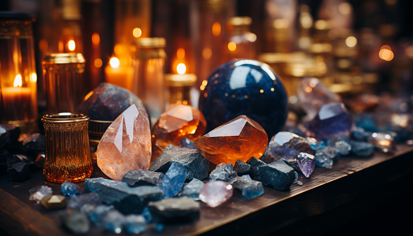 La influencia mística de los cristales en la joyería moderna